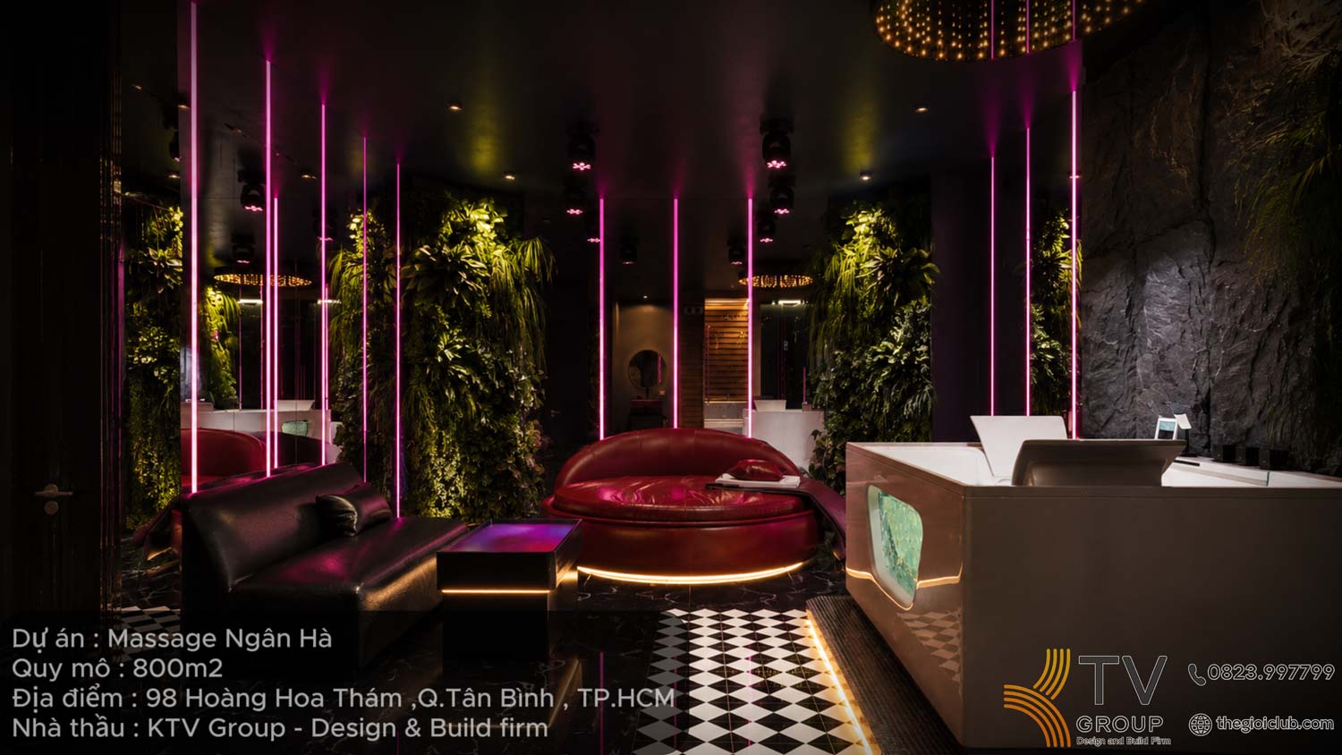 Dự án thiết Kế Thi Công Setup Massage Cao Cấp Không Gian Trải Nghiệm Xu Hướng