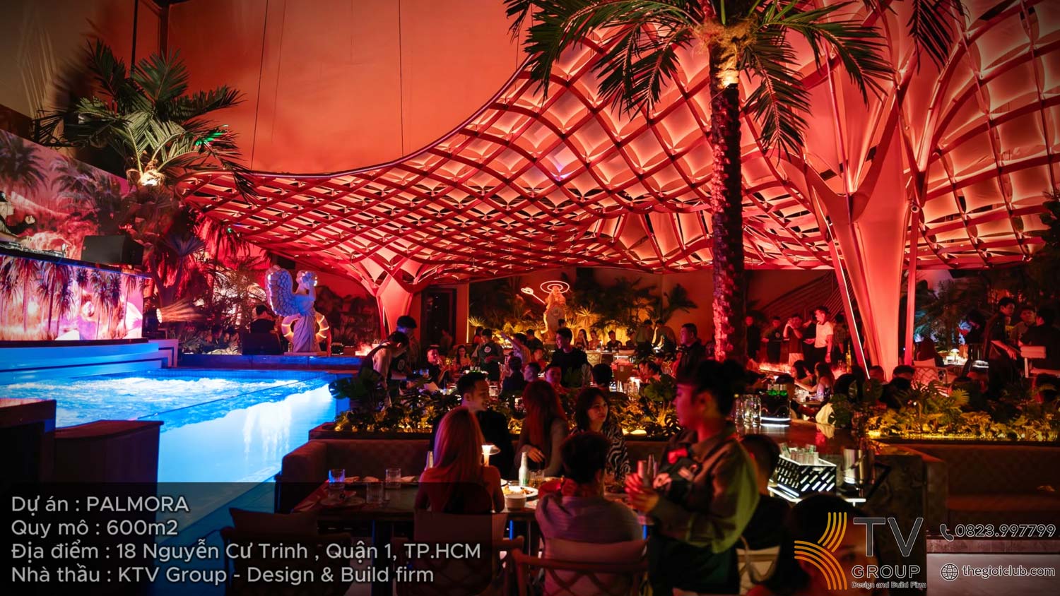 KTV Group Thi Công Và Hiện Thực Hóa Hệ Vòm Cong Đa Chiều Dự Án Palmora