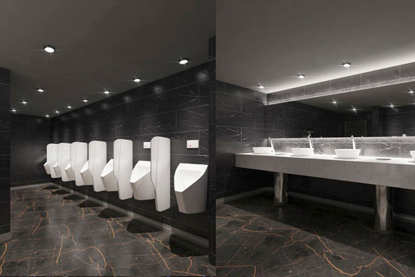 Thiết kế nhà vệ sinh sạch đẹp cho quán karaoke