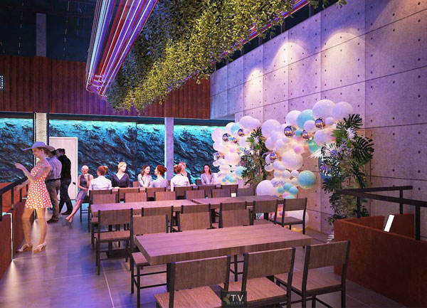Thiết kế góc tiệc và sự kiện trong nhà hàng Beer Garden