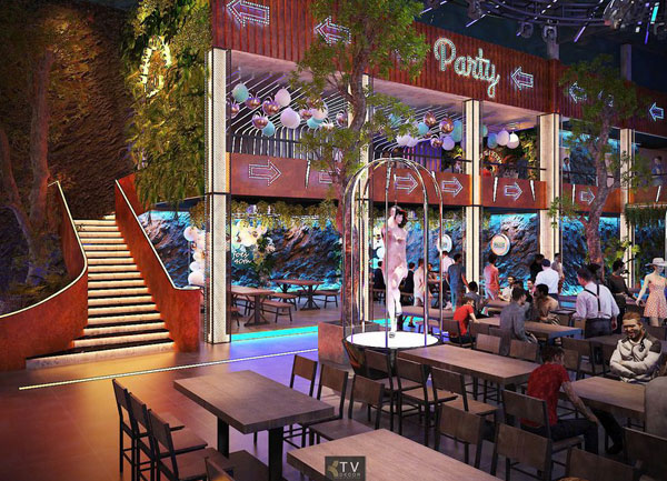 Thiết kế không gian sân khấu và  giải trí ẩm thực tại Beer Garden