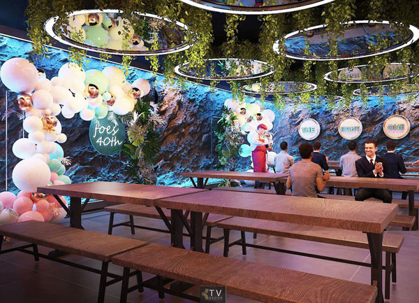 Thiết kế không gian chill hiện đại tại Beer Garden