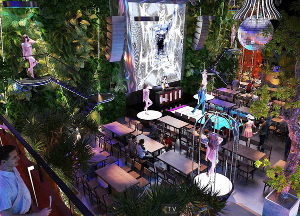 Thiết kế Beer Garden kết hợp trình diễn nghệ thuật ấn tượng tại TP.HCM