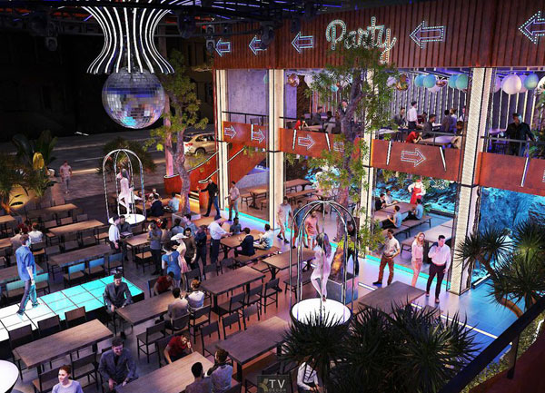 Thiết Kế Beer Garden Kết Hợp Sân Khấu Nghệ Thuật Mô Hình Hot