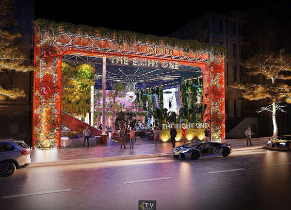 Thiết Kế Mặt Tiền Beer Garden – Không Gian Đêm Sống Động