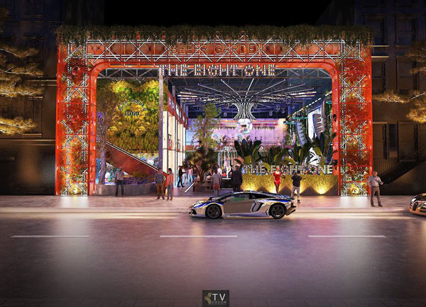 Mặt Tiền Beer GardenThe Eight One Thiết Kế Đẳng Cấp Cuốn Hút Tại TPHCM
