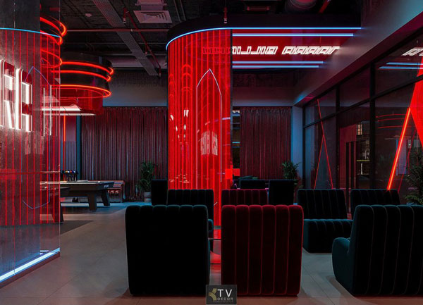Thiết Kế Club BiDa Không Gian Giải Trí Đẳng Cấp Với Ánh Sáng
