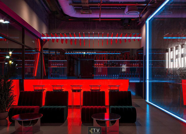 Thiết Kế Quầy Bar Sang Trọng Trong Club BiDa