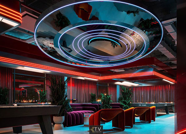 Thiết Kế Trần Club Billiard BiDa Cực Phẩm