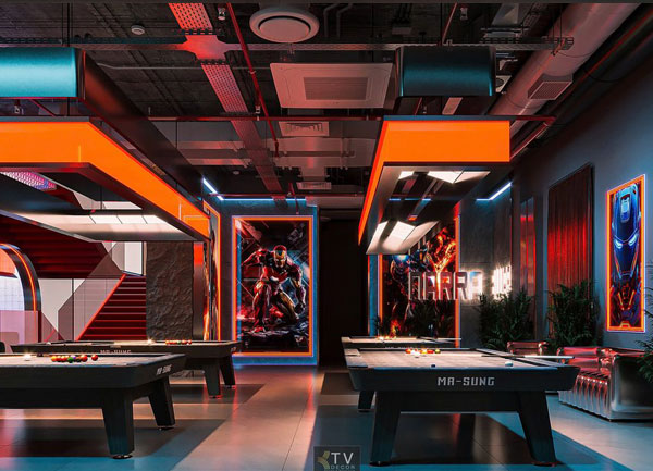 Không Gian Club BiDa Chủ Đề Marvel Thiết Kế Độc Lạ Đầy Cá Tính Của KTV DECOR
