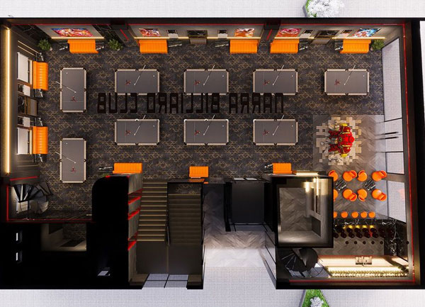 Thiết kế thi công Club Bida - Club Billiard,set up vận hành