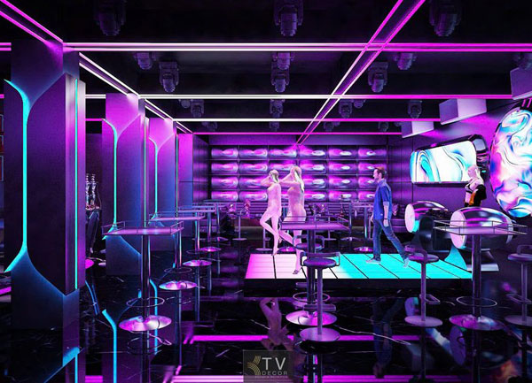 Thiết kế thi công quán Bar - Lounge Nightlife đẳng cấp