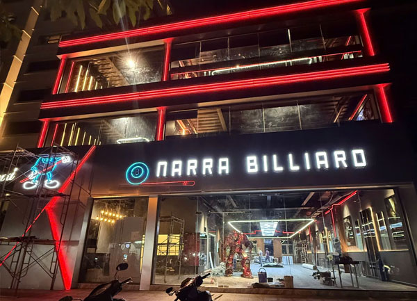 Thiết kế Bida Club hiện đại – Dự án NARRA BILLIARDS tại TP.HCM