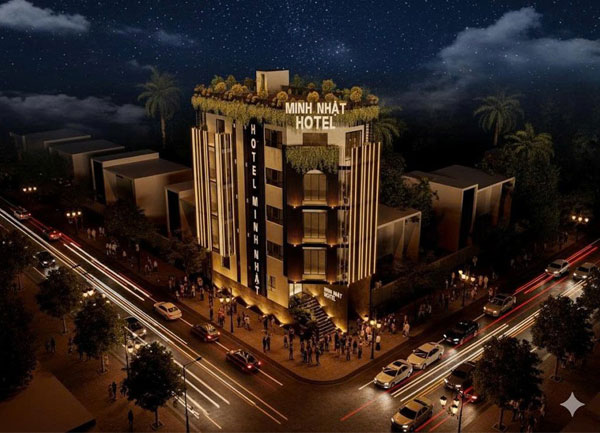 Dự Án Thiết Kế Thi Công Khách Sạn Tình Yêu 1000m2 Minh Nhật Hotel