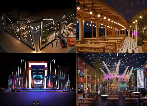 Thiết Kế Thi Công Nhà Hàng Garden Đẹp Chuyên Nghiệp KTV GROUP