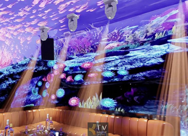 Thiết kế karaoke 5D 6D Phòng Led Mapping sống động