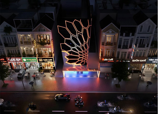 Thiết kế karaoke SEUK concept Cánh Thiên Thần – biểu tượng ánh sáng và sang trọng