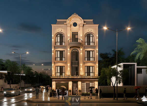 Thiết kế thi công nội thất khách sạn tại Long An