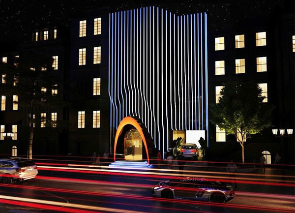 Thiết kế ngoại thất mặt tiền quảng cáo công trình KTV Karaoke Cần Giờ