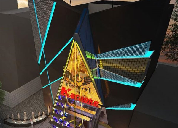 Thiết Kế Ngoại Thất Mặt Tiền Quảng Cáo KTV Karaoke Bạc Liêu