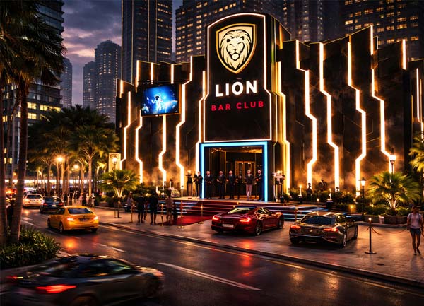 Thiết Kế Ngoại Thất Mặt Tiền Lounge – Nightlife Đẳng Cấp