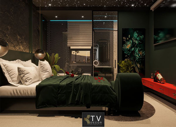 Thiết kế khách sạn chủ đề tình yêu lãng mạn phong cách Boutique Art