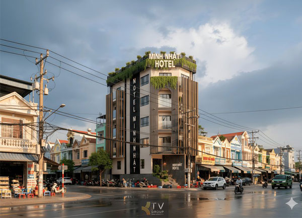 Thiết Kế Thi Công Khách Sạn Minh Nhật Hiện Đại Tại Tây Ninh