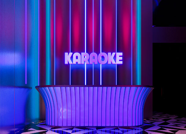 Thiết kế sảnh KTV Karaoke dự án Cần Giờ Thi công trọn gói