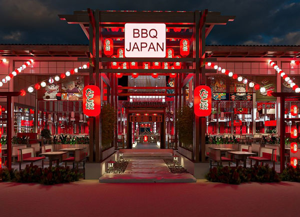 Thiết kế thi công nhà hàng JAPAN BBQ = Phong cách Nhật