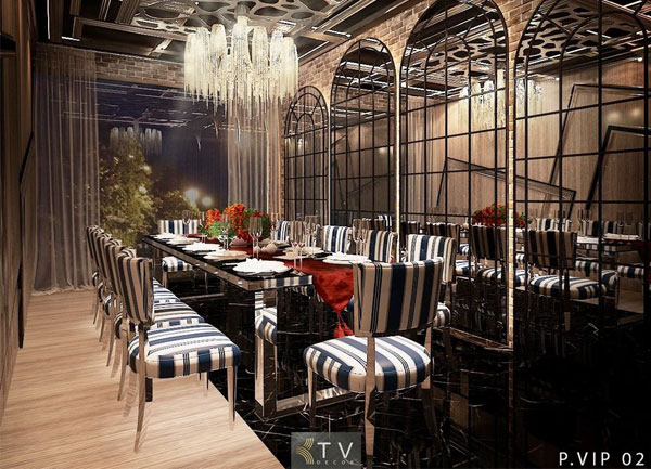 Thiết Kế Thi Công Phòng VIP Nhà Hàng Sang Trọng Riêng Tư Chuẩn Đẳng Cấp
