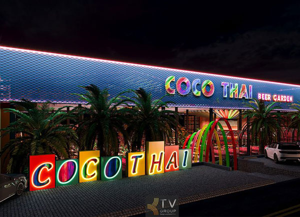 Thiết kế thi công nhà hàng Garden phong cách Thái