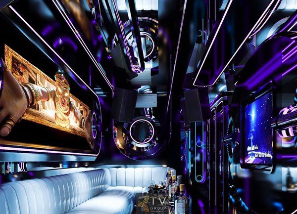 Thiết Kế Thi Công Karaoke VIP Sci-Fi Cyber LED 5D Tại TP.HCM