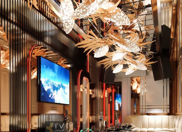 Thiết Kế Thi Công Phòng Karaoke VIP Neo Luxury Tân Cổ Điển Sang Trọng Tại TPHCM