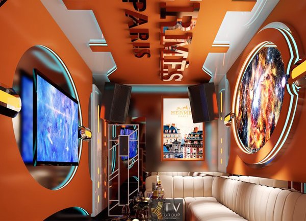 Thiết Kế Thi Công Phòng Karaoke VIP Luxury Hermès Paris Cao Cấp Tại TP.HCM