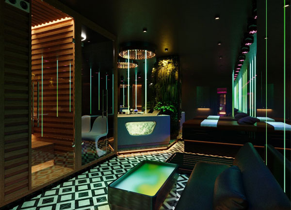 Thiết kế thi công phòng Massage VIP tầng 5 Quận 1 TPHCM | Phong cách Luxury Relaxation