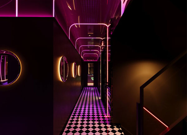 Mẫu thiết kế thi công hành lang Massage VIP tầng 5 Quận 1 | KTV Group