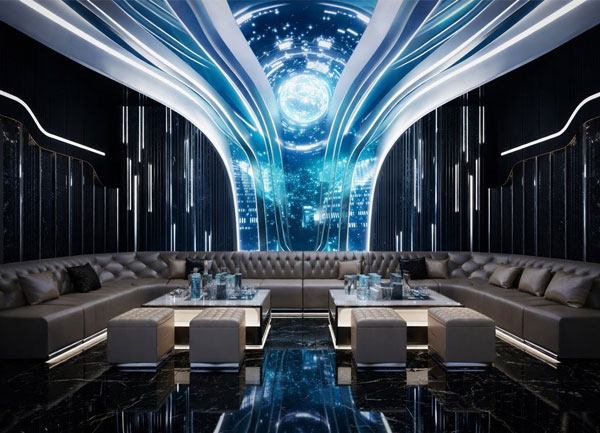 Thiết Kế Karaoke VIP Futuristic Luxury|Thi Công Karaoke TPHCM  Bình Dương