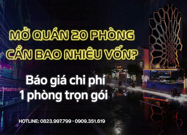 Chi Phí 1 Phòng Karaoke & Mở Quán Karaoke 20 Phòng Cần Bao Nhiêu Tiền