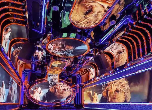 Thi công Karaoke KTV Cyberpunk Futuristic Phòng VIP LED Đa Màn Hình Đẳng Cấp 2026