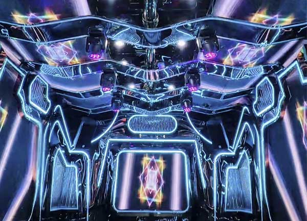 Thi công Karaoke KTV Futuristic Mẫu Phòng Karaoke LED Hiện Đại