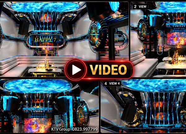 Mẫu Thiết Kế Phòng Karaoke VIP 04 Luxury Future Đẹp Hiện Đại