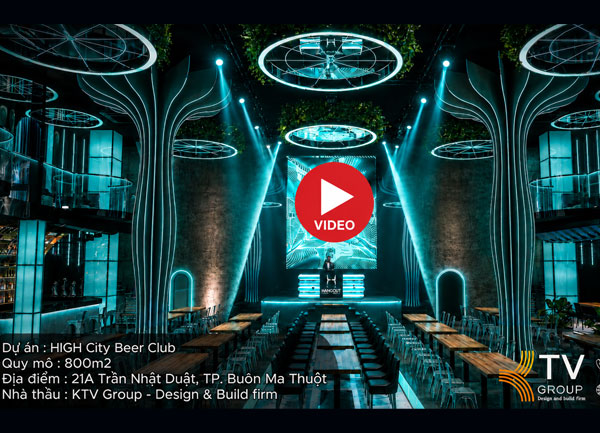 Các công trình nhà hàng Beer Club đẹp KTV GROUP thiết kế thi công