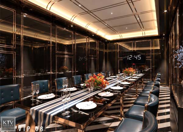 Thiết Kế Thi Công Phòng Ăn VIP 08 Viet Pho Restaurant TPHCM