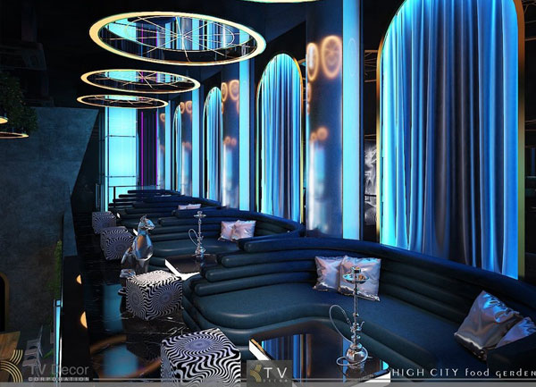 Thiết kế không gian VIP Beer Club hiện đại