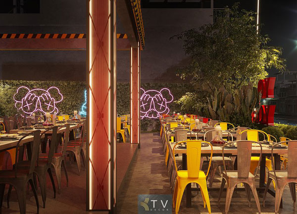 Thiết kế nhà hàng Beer Garden YOYO tại TP.HCM – KTV Decor