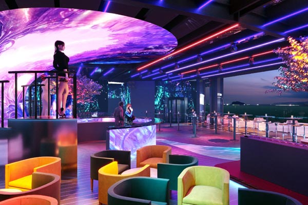 Mẫu thiết kế Lounge nổi bật ấn tượng,thiết kế sky bar,rooftop BAR