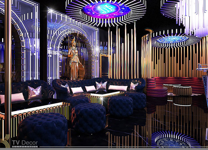 Báo giá dự toán thiết kế thi công Lounge Bar Night Club