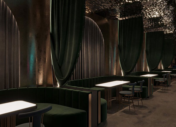 KTV Decor kiến tạo khu vực chỗ ngồi nhà hàng đậm chất lounge